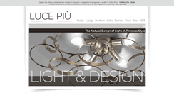 Desktop Screenshot of lucepiu.com